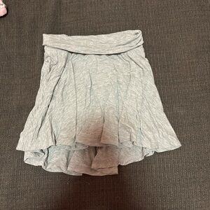 Wild Fable Light Gray High Low Skirt